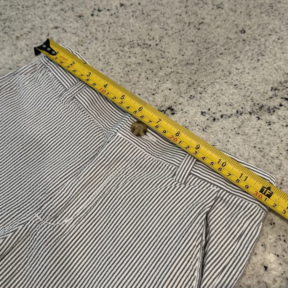 Special Occasion Gymboree Seersucker Pants blue white stripe Size 10 EXCELLENT